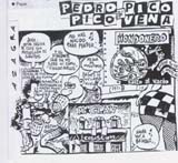 viñeta de comic de Azagra donde aparece Hondonero - El Jueves