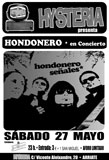 cartel de Hondonero en la sala Hysteria - 27 de mayo de 2006 - Arriate